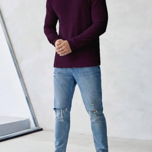 Men's Summer Round Neck Full Sleeves T-Shirt